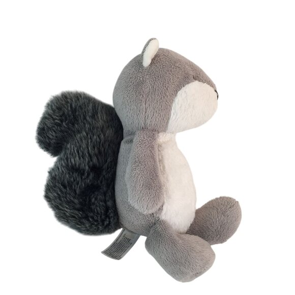 Carters Gray White Squirrel #60140 Plush 8" Stuffed Animal Toy Baby Lovey - Picture 3 of 7